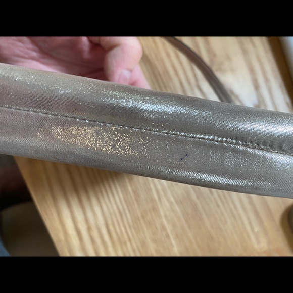 COACH Soft Gold Metallic Wristlet - Picture 8 of 8